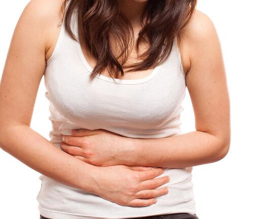 Abdominal pain is a sign of helminthic infestation