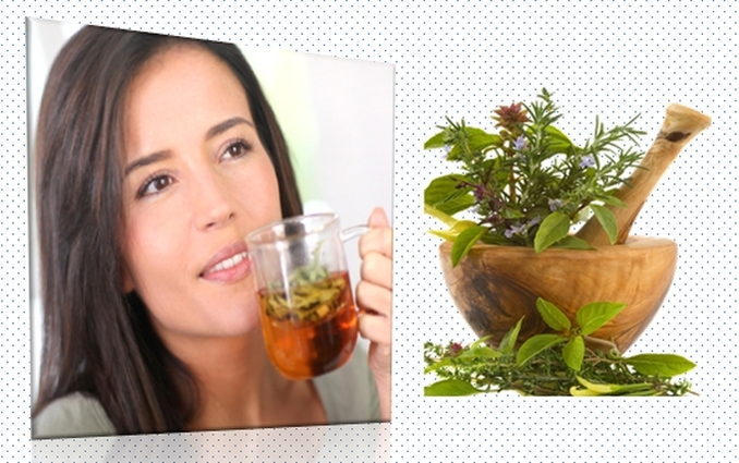 drinking herbal decoction to remove parasites
